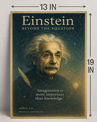 Einstein Beyond the Equation Poster PosterGoat