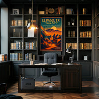 El Paso, Tx Sun City Poster PosterGoat