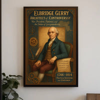 Elbridge Gerry Architect of Controversy Poster PosterGoat