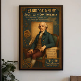 Elbridge Gerry Architect of Controversy Poster PosterGoat