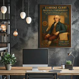 Elbridge Gerry Architect of Controversy Poster PosterGoat