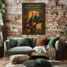 Elbridge Gerry Architect of Controversy Poster PosterGoat