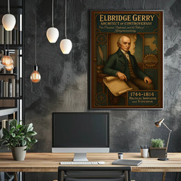 Elbridge Gerry Architect of Controversy Poster PosterGoat