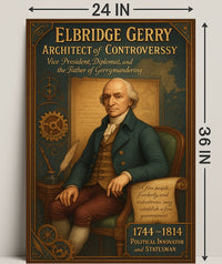 Elbridge Gerry Architect of Controversy Poster PosterGoat