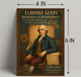 Elbridge Gerry Architect of Controversy Poster PosterGoat