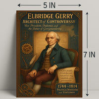 Elbridge Gerry Architect of Controversy Poster PosterGoat