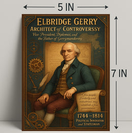 Elbridge Gerry Architect of Controversy Poster PosterGoat