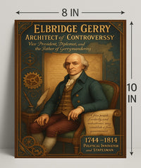 Elbridge Gerry Architect of Controversy Poster PosterGoat