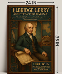 Elbridge Gerry Architect of Controversy Poster PosterGoat