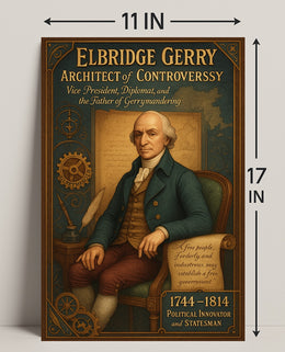 Elbridge Gerry Architect of Controversy Poster PosterGoat