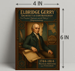 Elbridge Gerry Architect of Controversy Poster PosterGoat