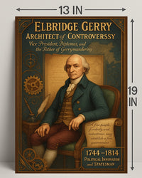 Elbridge Gerry Architect of Controversy Poster PosterGoat
