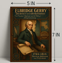 Elbridge Gerry Architect of Controversy Poster PosterGoat