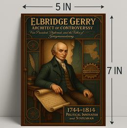 Elbridge Gerry Architect of Controversy Poster PosterGoat