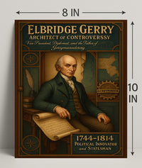 Elbridge Gerry Architect of Controversy Poster PosterGoat