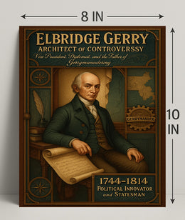 Elbridge Gerry Architect of Controversy Poster PosterGoat