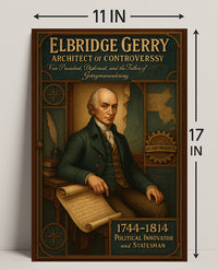 Elbridge Gerry Architect of Controversy Poster PosterGoat