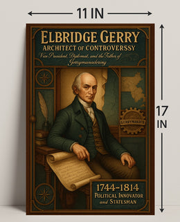 Elbridge Gerry Architect of Controversy Poster PosterGoat