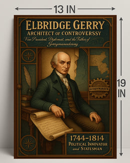 Elbridge Gerry Architect of Controversy Poster PosterGoat