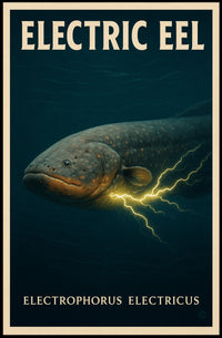 Electric Eel Wall Art Electrophorus Electricus PosterGoat