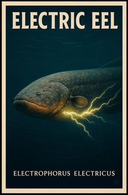 Electric Eel Wall Art Electrophorus Electricus PosterGoat