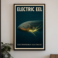 Electric Eel Wall Art Electrophorus Electricus PosterGoat