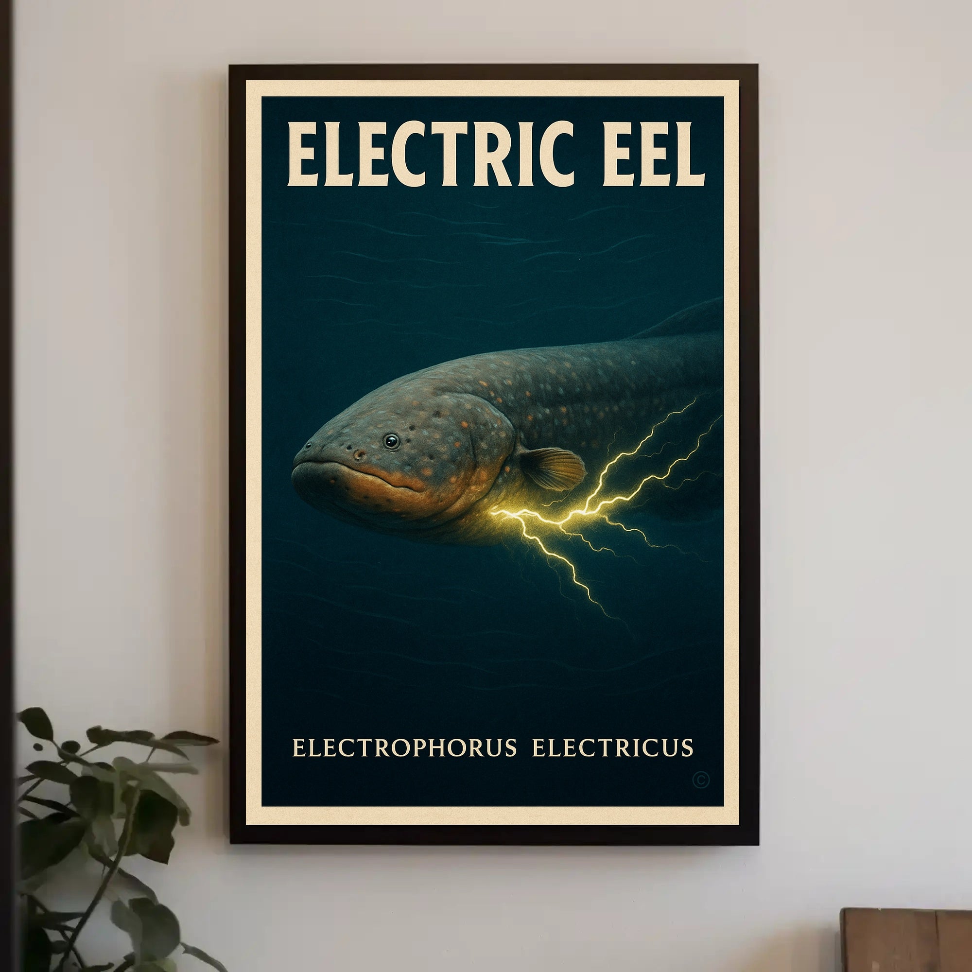 Electric Eel Wall Art Electrophorus Electricus PosterGoat