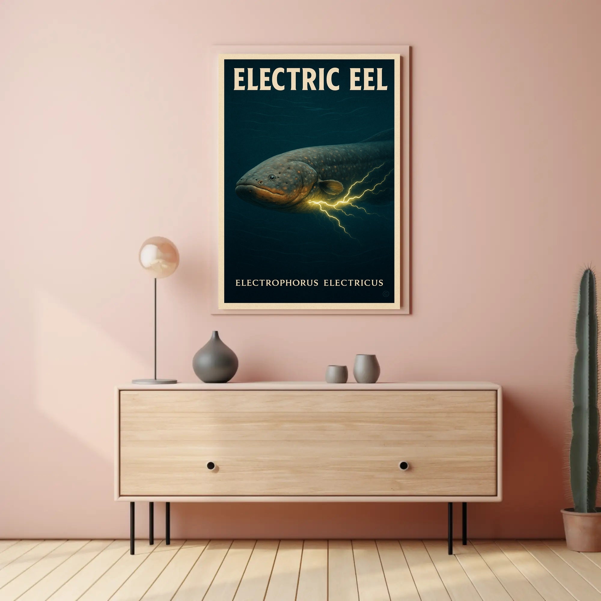 Electric Eel Wall Art Electrophorus Electricus PosterGoat