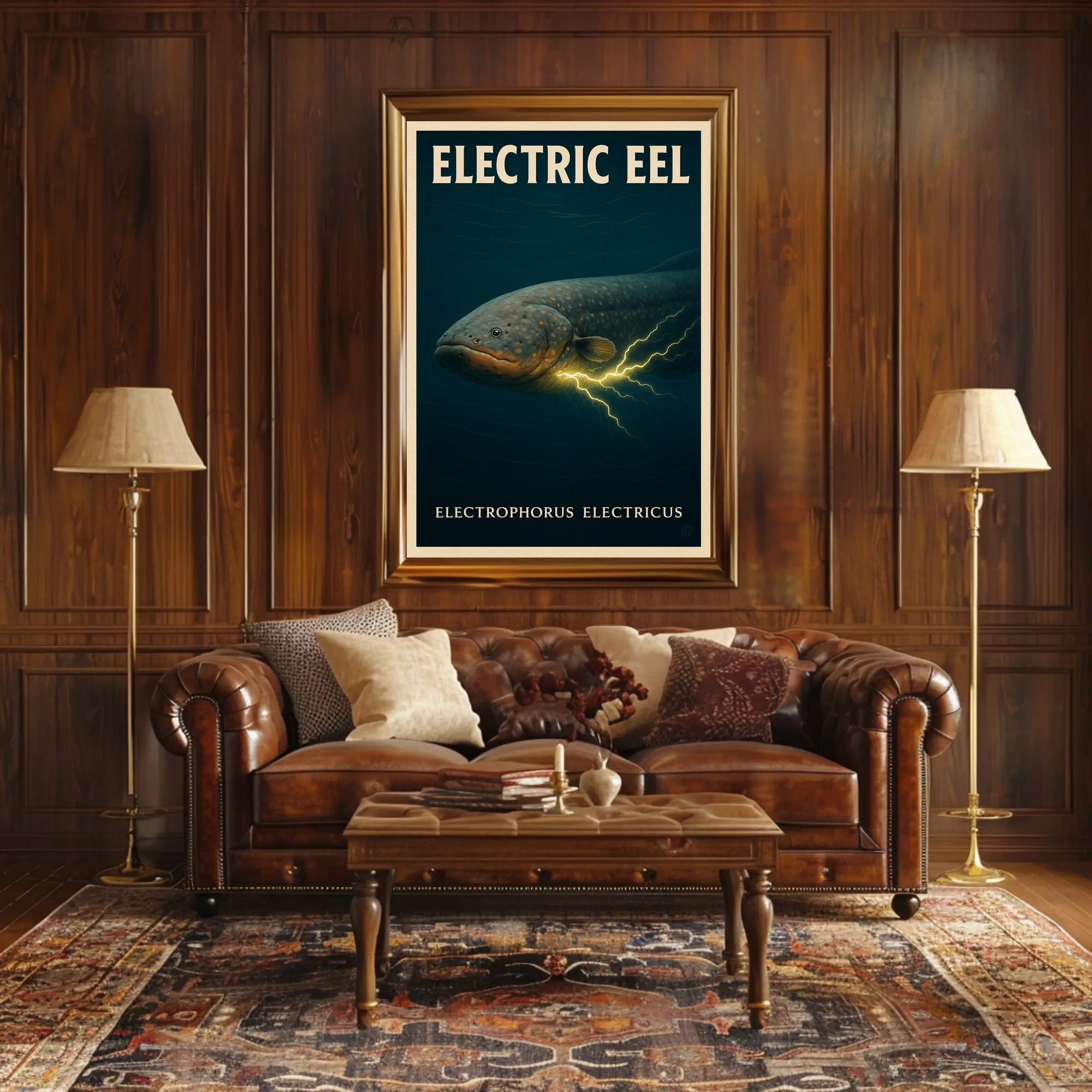 Electric Eel Wall Art Electrophorus Electricus PosterGoat