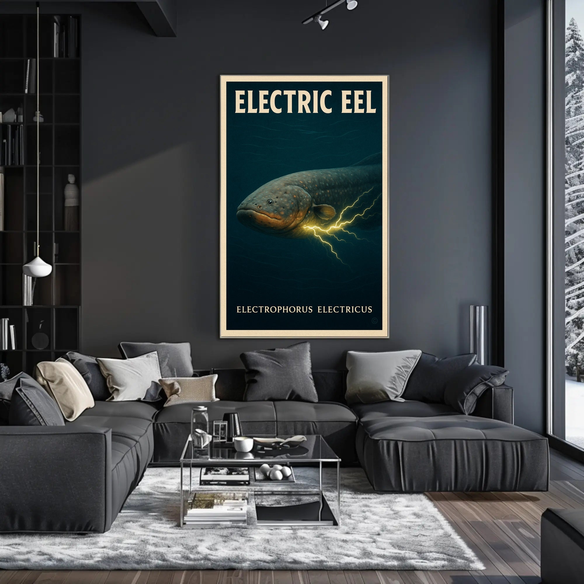 Electric Eel Wall Art Electrophorus Electricus PosterGoat