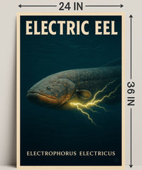 Electric Eel Wall Art Electrophorus Electricus PosterGoat