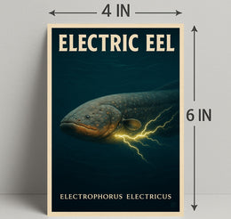 Electric Eel Wall Art Electrophorus Electricus PosterGoat