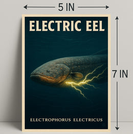 Electric Eel Wall Art Electrophorus Electricus PosterGoat