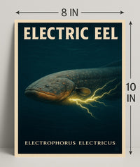 Electric Eel Wall Art Electrophorus Electricus PosterGoat