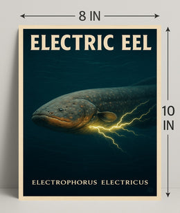 Electric Eel Wall Art Electrophorus Electricus PosterGoat