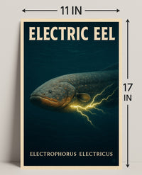 Electric Eel Wall Art Electrophorus Electricus PosterGoat