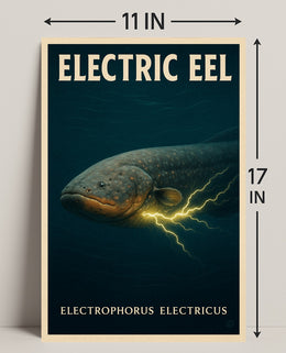Electric Eel Wall Art Electrophorus Electricus PosterGoat