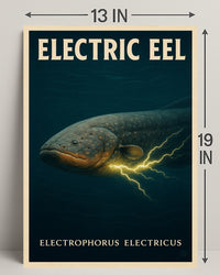 Electric Eel Wall Art Electrophorus Electricus PosterGoat