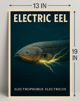 Electric Eel Wall Art Electrophorus Electricus PosterGoat