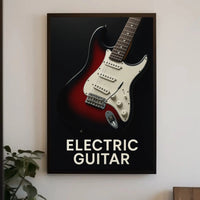 Electric Guitar Iconic Rock Music Poster PosterGoat