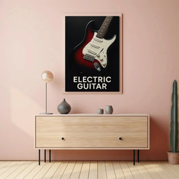 Electric Guitar Iconic Rock Music Poster PosterGoat