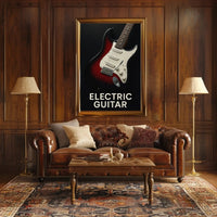 Electric Guitar Iconic Rock Music Poster PosterGoat