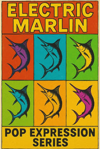 Electric Marlin Pop Expression Series Poster PosterGoat