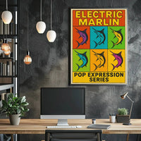 Electric Marlin Pop Expression Series Poster PosterGoat