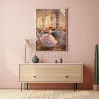 Elegant Ballroom Scene: Classical Era Cultural Heritage Poster PosterGoat