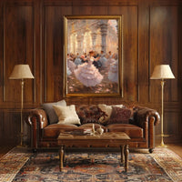 Elegant Ballroom Scene: Classical Era Cultural Heritage Poster PosterGoat
