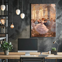 Elegant Ballroom Scene: Classical Era Cultural Heritage Poster PosterGoat