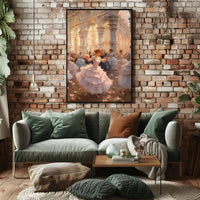 Elegant Ballroom Scene: Classical Era Cultural Heritage Poster PosterGoat