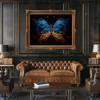 Elegant Ornate Butterfly: Animal Art Poster PosterGoat