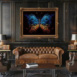 Elegant Ornate Butterfly: Animal Art Poster PosterGoat